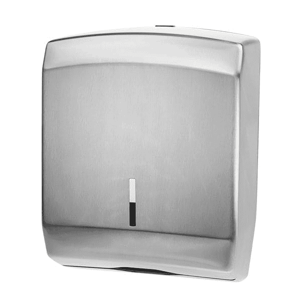 Metalowy pojemnik INOX na ręczniki papierowe w składce Z